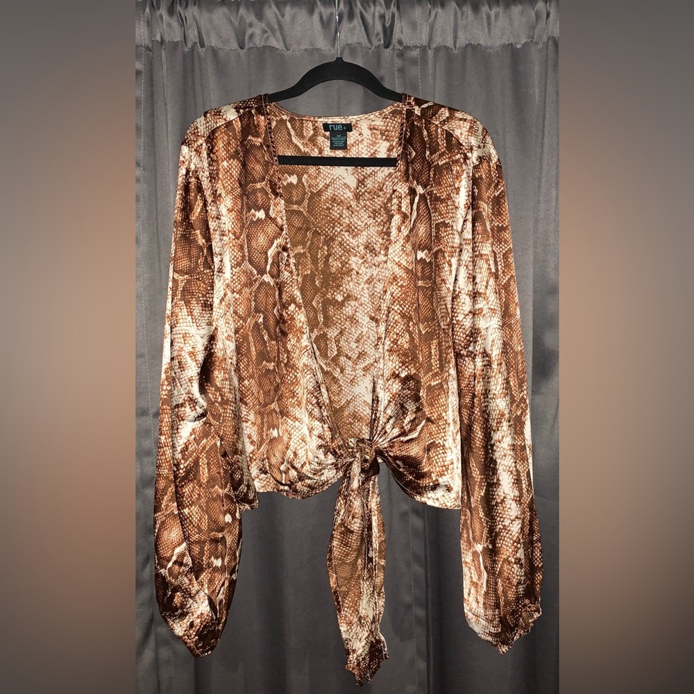 Rue21 SnakeSkin Top